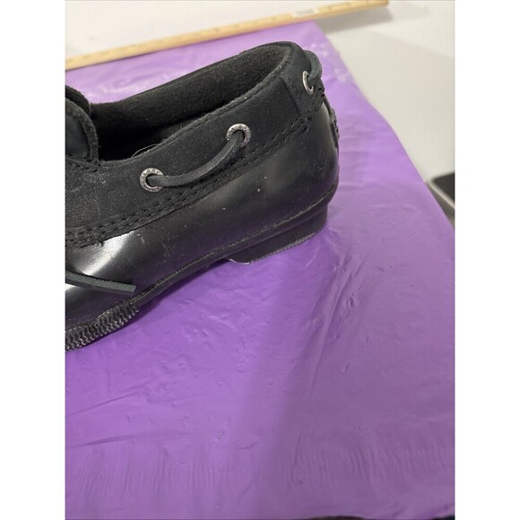 Sperry Top-Sider Women’s Size 5.5 Waterproof BlackRubber Duck Boots Shoe Slip On - Picture 10 of 12